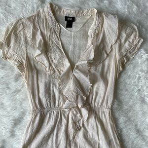 Lightweight ruffled blouse